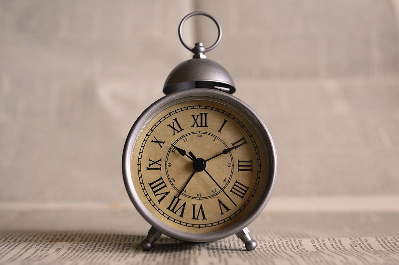 Clock on paper