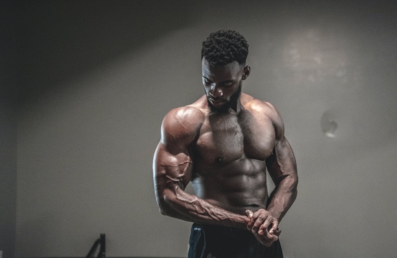 Muscled man