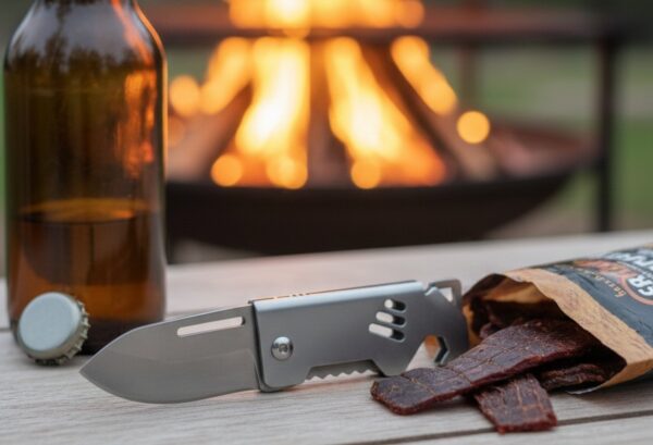L&L Knife with biltong