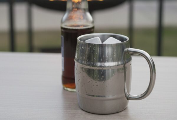 L&L stainless steel mug with bear